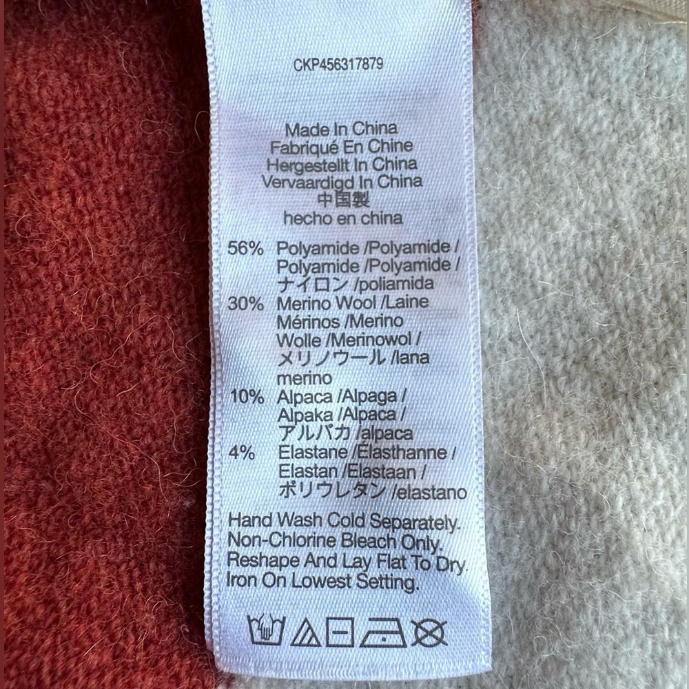 Madewell Women’s Knit Colorblock Cardigan W/Pockets Sz Small - Picture 6 of 7